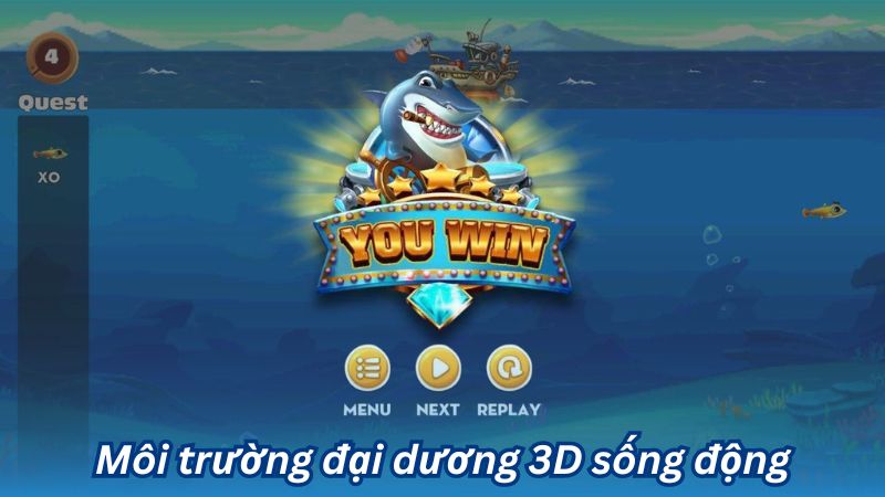 Môi trường đại dương 3D sống động